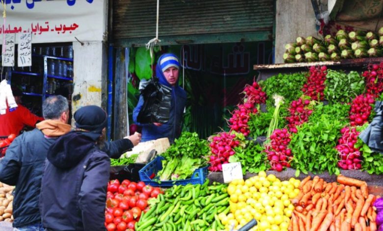 ركود تجارة الخضار والفواكه في السويداء