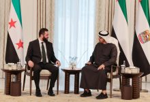 الرئيس الشرع يشيد بموقف الإمارات