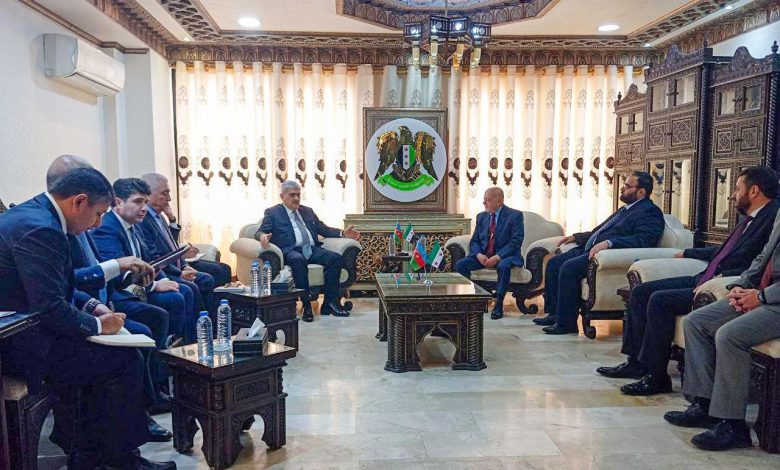 وزير الاقتصاد السوري يبحث تعزيز التبادل التجاري مع أذربيجان 1 تعزيز التبادل التجاري مع أذربيجان