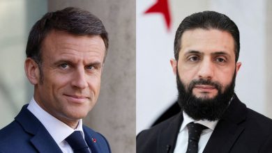 ماكرون يستقبل الرئيس السوري في باريس