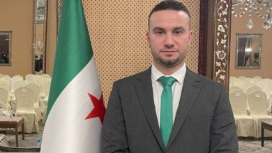 نور الدين البابا متحدثاً باسم الداخلية السورية