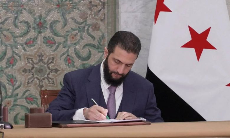الرئيس السوري يصدر مراسيم بتعيينات جديدة 