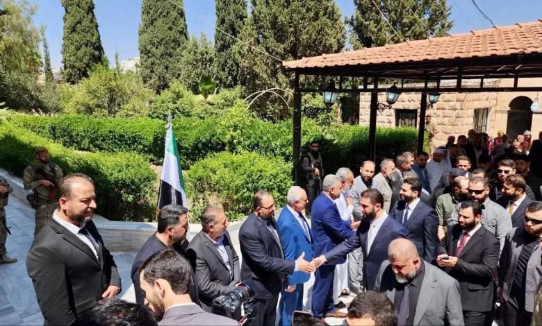 زيارة الرئيس الشرع إلى درعا في أول أيام عيد الأضحى المبارك 1 زيارة الرئيس الشرع إلى درعا