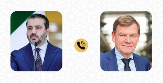 تعزيز العلاقات السورية الألمانية: مباحثات هاتفية بين الشيباني ونظيره الألماني 1 مباحثات هاتفية بين الشيباني ونظيره الألماني