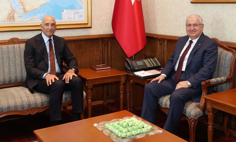 لقاء وزير الدفاع التركي مع المبعوث الأميركي بشأن قسد 2025 1 لقاء وزير الدفاع التركي مع المبعوث الأميركي
