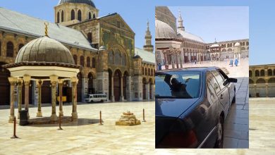 القصة الكاملة لفيديو السيارة داخل الجامع الأموي