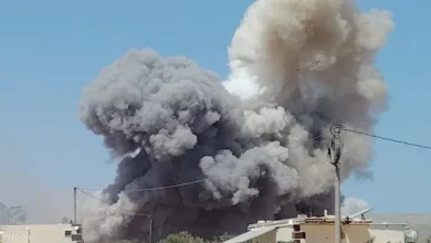 انفجار مستودع أسلحة غرب إدلب