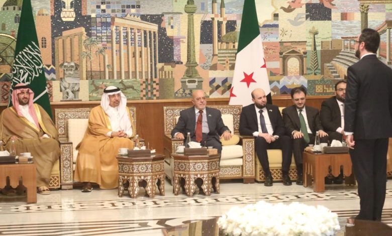 وفد سعودي يصل دمشق لتوقيع اتفاقيات خدمية وتنموية 1 وفد سعودي يصل دمشق