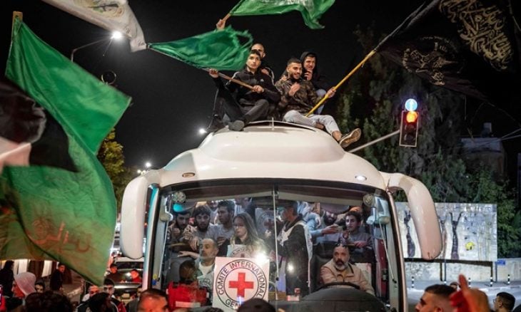 الأسرى الفلسطينيون المفرج عنهم