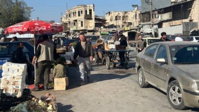 إزالة البسطات في حلب