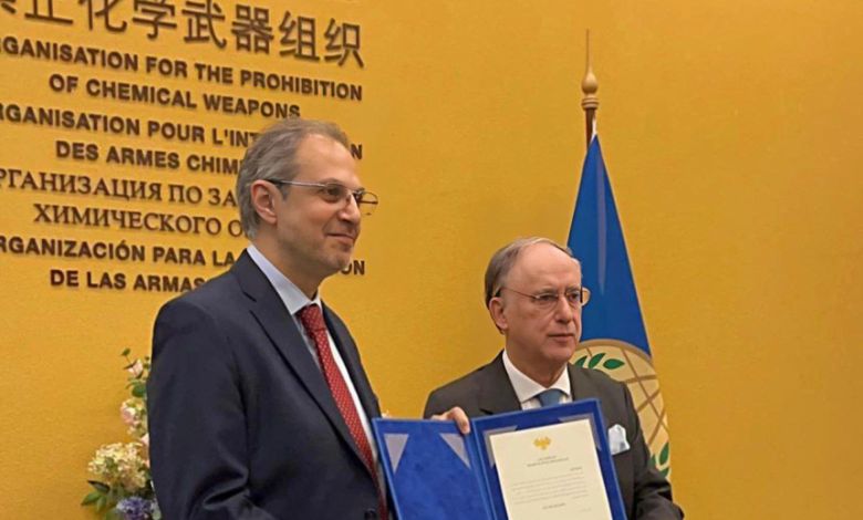 منظمة حظر الأسلحة الكيميائية