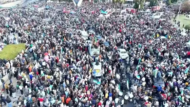 السوريون يحيون ذكرى التحرير