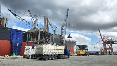 وصول خمس بواخر قمح