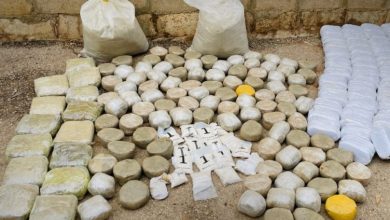 تهريب مخدرات على الحدود السورية