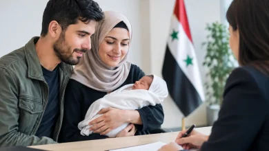 دليل تسجيل المواليد للسوريين داخل سوريا وخارجها 1 دليل تسجيل المواليد للسوريين داخل سوريا وخارجها