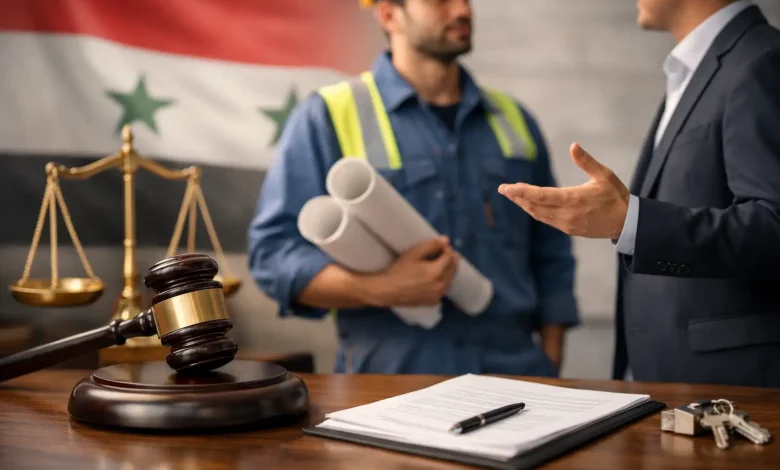 قانون العمل في سوريا وما يهم العامل وصاحب العمل 1 قانون العمل في سوريا وما يهم العامل وصاحب العمل